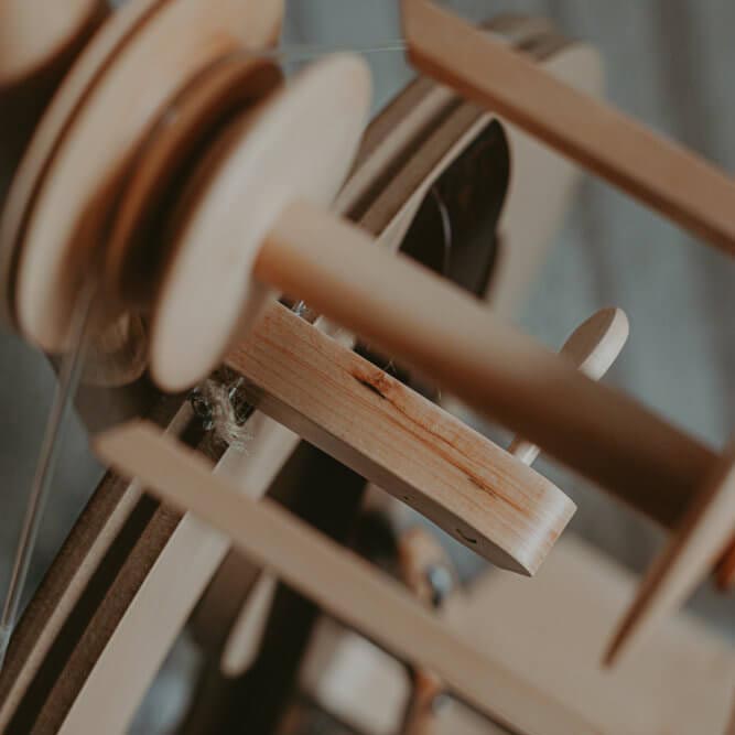 Kromski Eco Fantasia Spinning Wheel - Unfinished - 2