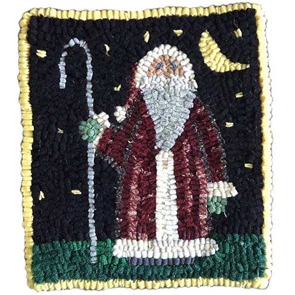 Beginner Rug Hooking Kit - Folky Santa