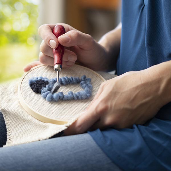 No Sew Wool Ornament Kit - Sheep - Lifestyle