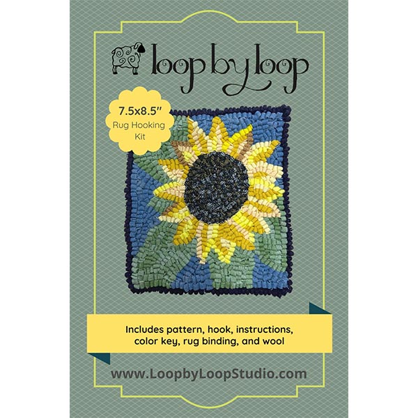 Beginner Rug Hooking Kit - The Sunflower - Package