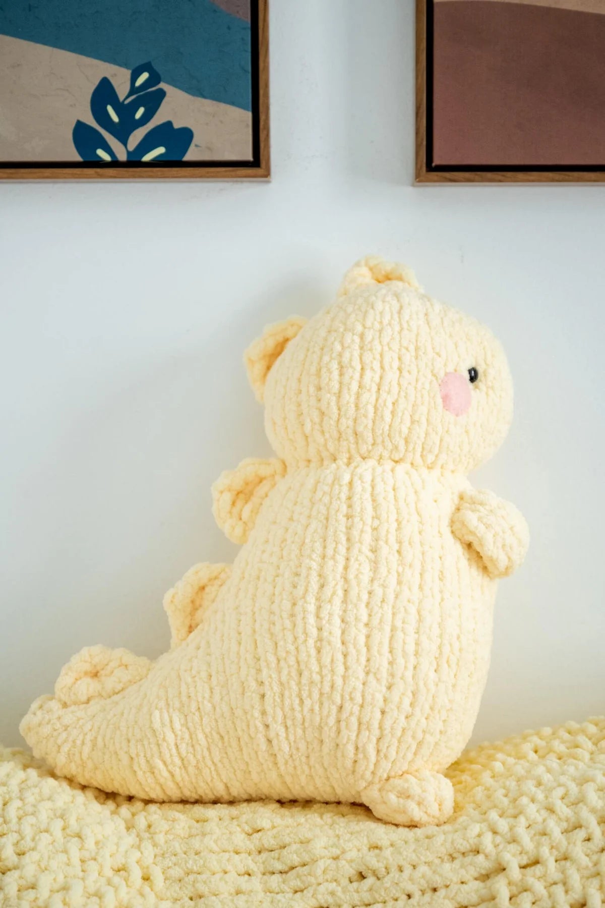 Dinosaur Stuffie Knit Kit
