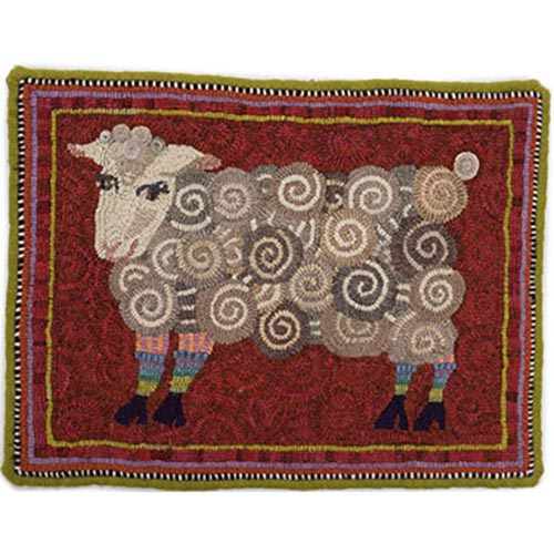 Curly Rug Hooking Pattern