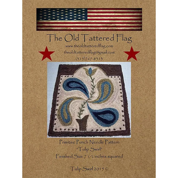 Punch Needle Pattern - Tulip Swirl - 651814943245