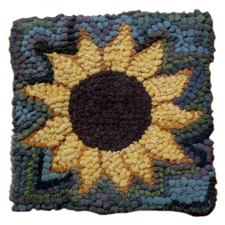 Beginner Rug Hooking Kit - Sunflower