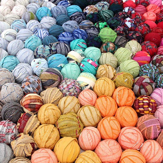 Wool Rag Rug Blanket Yarn