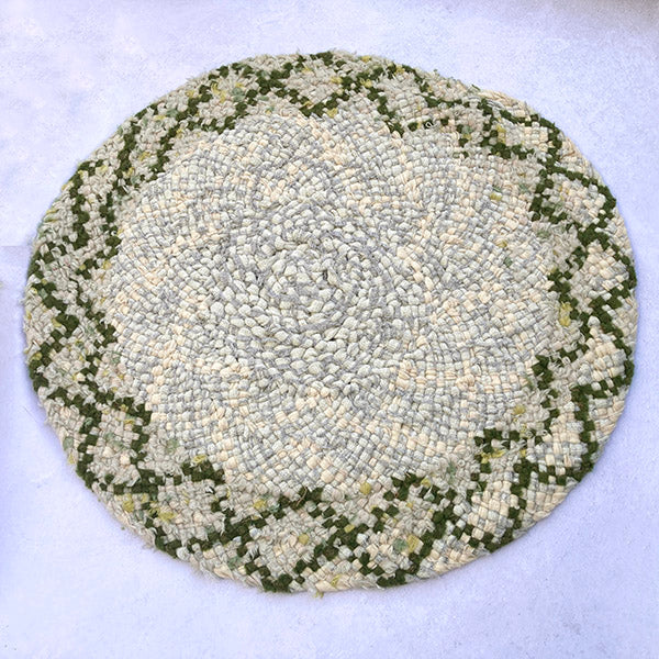 Wool Rag Rug Blanket Yarn - Circular Rug