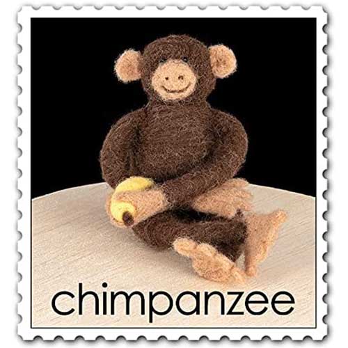 WoolPets Needle Felting Kit - Chimpanzee - 850001439299