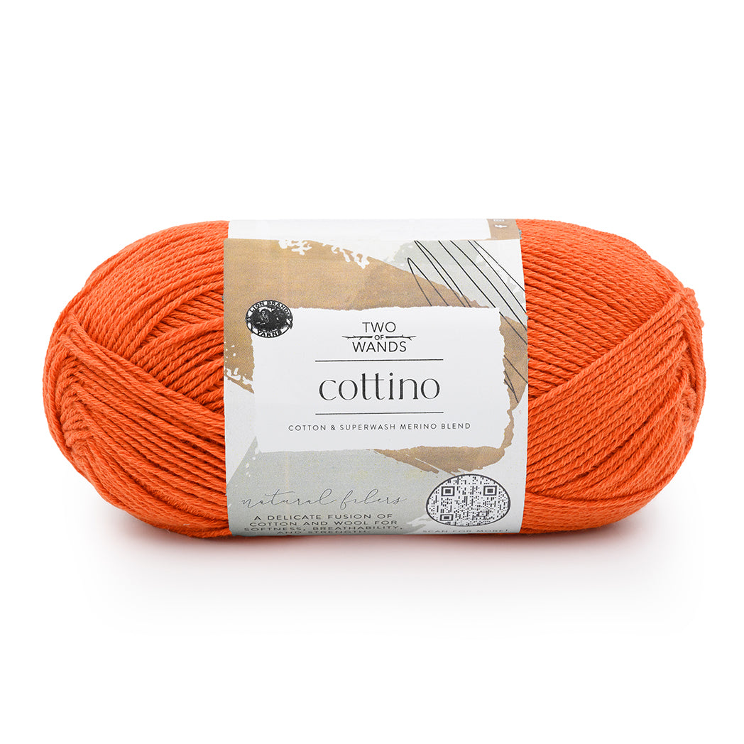 Lion Brand Cottino Yarn - Poppy