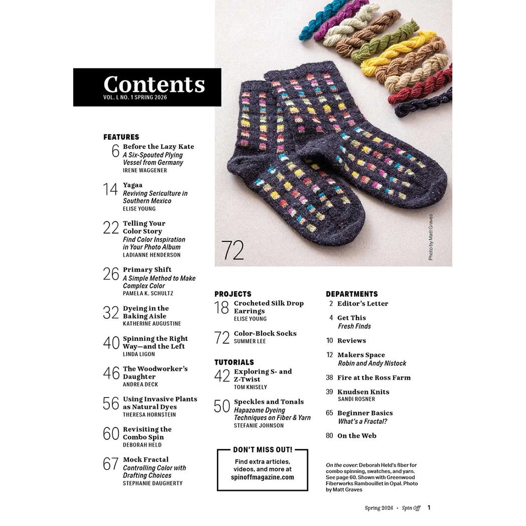 Spin Off Spring 2026 - Table of Contents