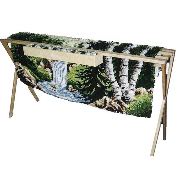 Frank A. Edmunds Latch Hook Rug Frame - Example