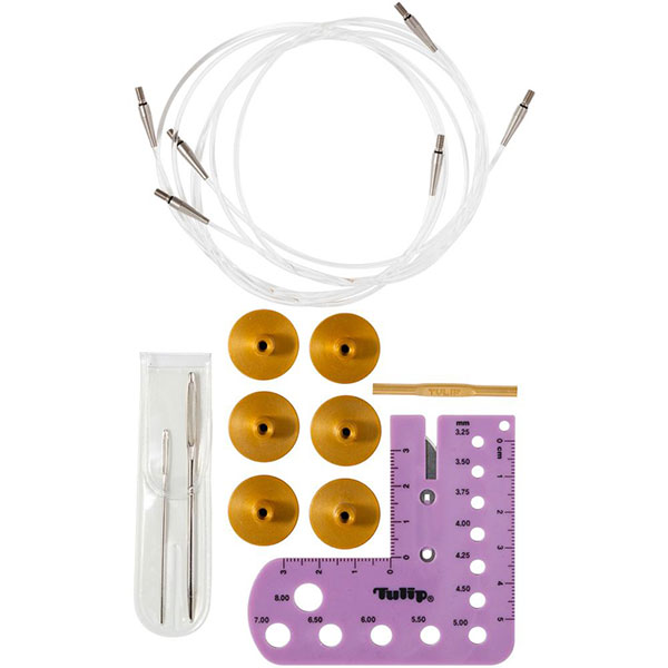 CarryC Interchangeable Bamboo Knitting Needle Set