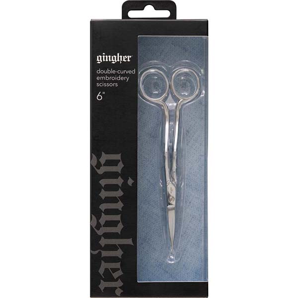 Gingher Double-Curved Scissors - Package