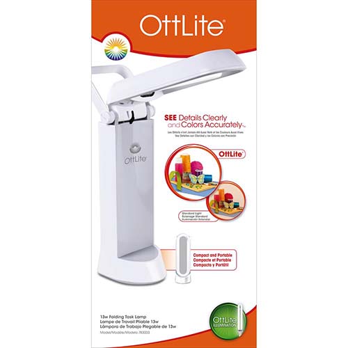 OttLite Folding Task Lamp - Package