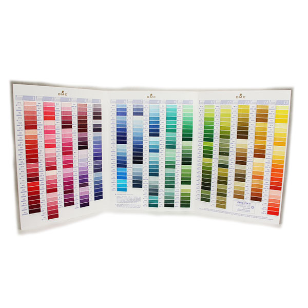 DMC Thread Color Card - a