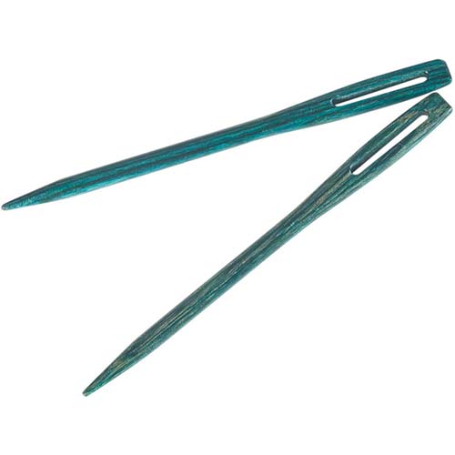 KnitPro Teal Wooden Darning Needles - Needle