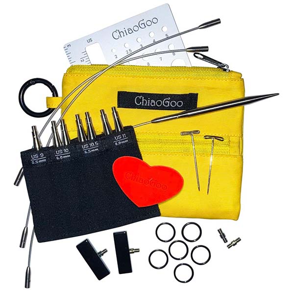 ChiaoGoo TWIST Yellow Shorties Set - 812208029741