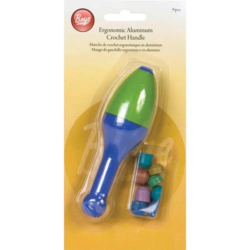 Ergonomic Aluminum Crochet Handle