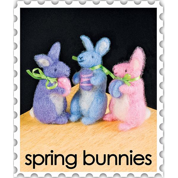 WoolPets Needle Felting Kit - Easter Bunnies - 907170010214