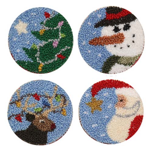 Punch Needle Kit - Christmas Pins
