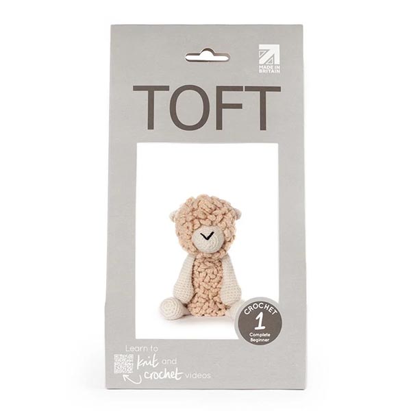 TOFT Crochet Kit - Everett the Romney Sheep - Package