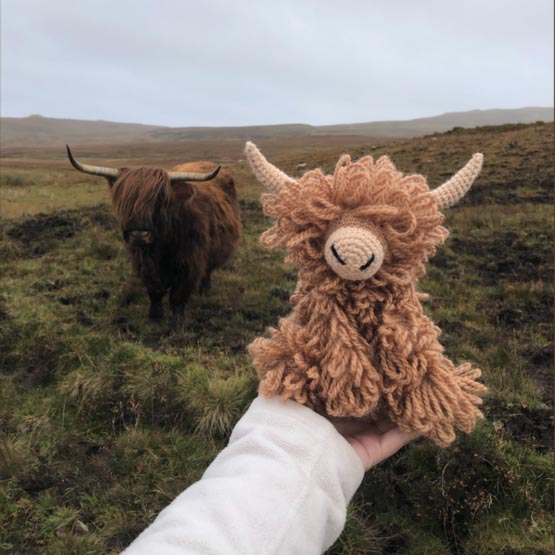 TOFT Crochet Kit - Morag the Highland Cow
