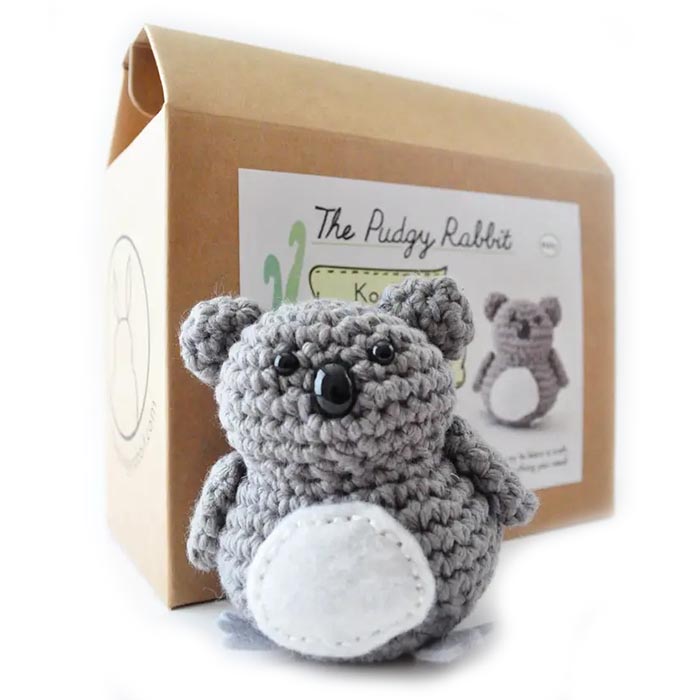 The Pudgy Rabbit Crochet Kit - Koala - b