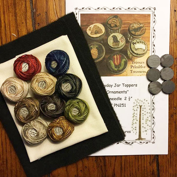 Punch Needle Kit - Everyday Jar Toppers