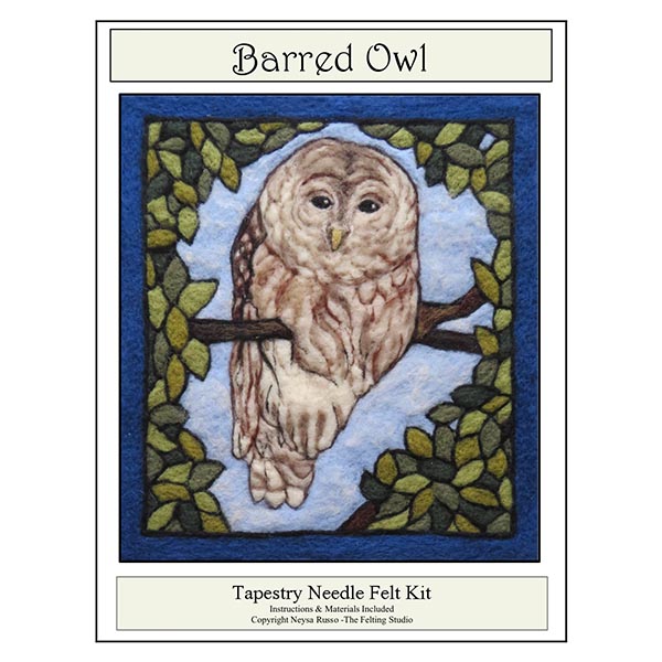 Tapestry Felting Kit - Barred Owl - Package