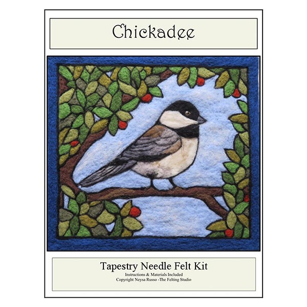 Tapestry Felting Kit - Chickadee - Package