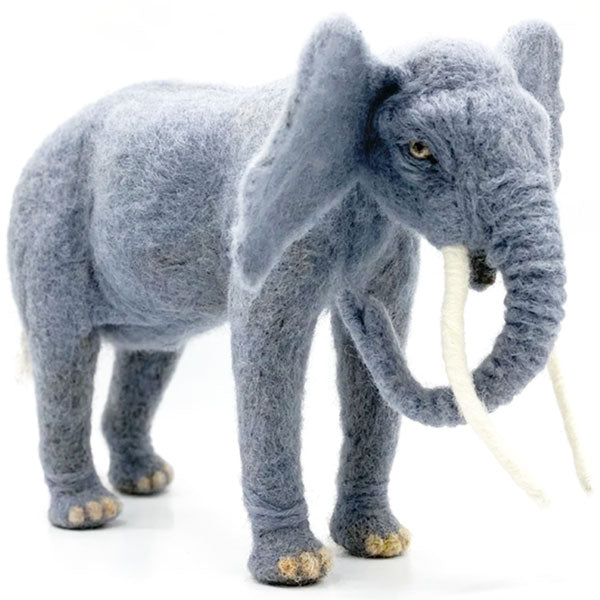 World of Wool Felting Kit - Elon the Elephant