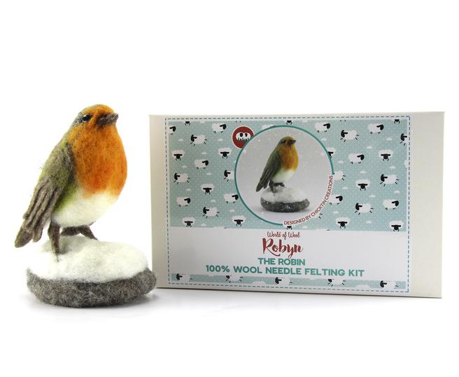 World of Wool Felting Kit - Robyn the Robin Kit