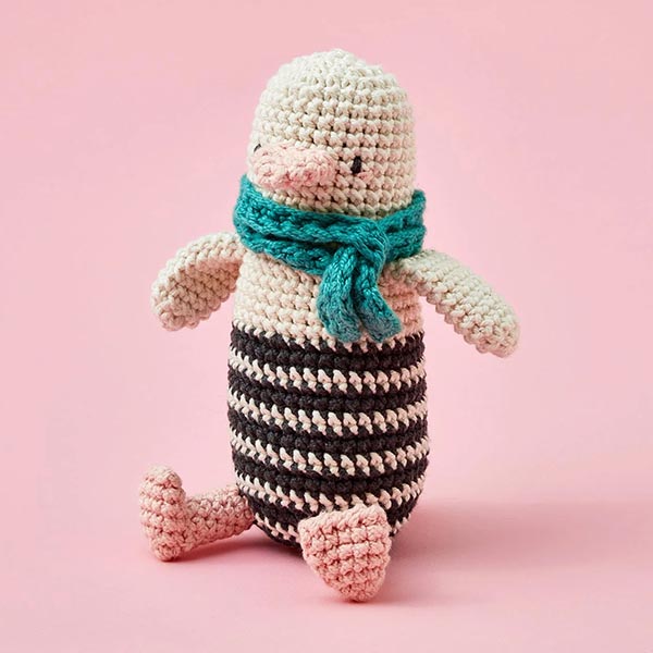Zollie Beginner Crochet Kit Amigurumi Duck - 197644150502