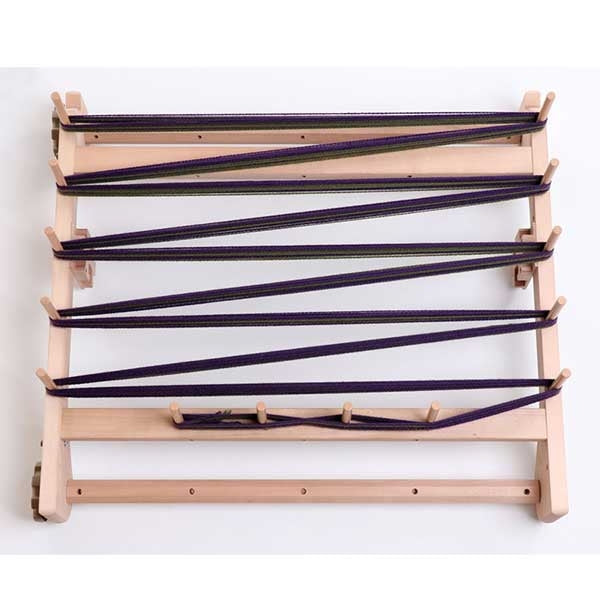 Ashford Rigid Heddle Warping Pegs - Action