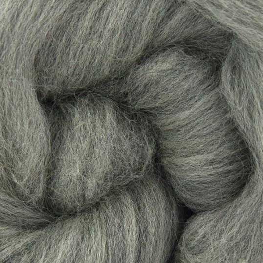 Natural Grey Merino Top