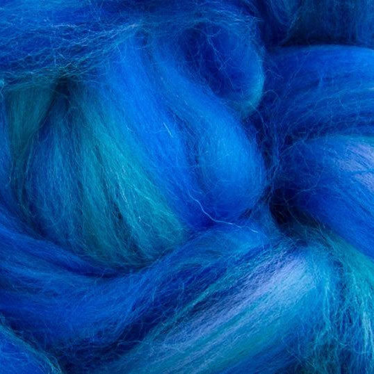 Rosie's Multicolor Merino Top - Aegean