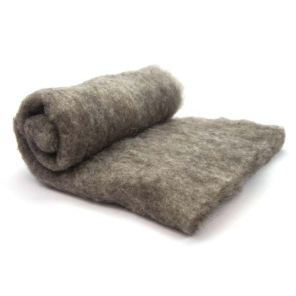 Rosie's Supersize Wool Batt - Grey Jacob