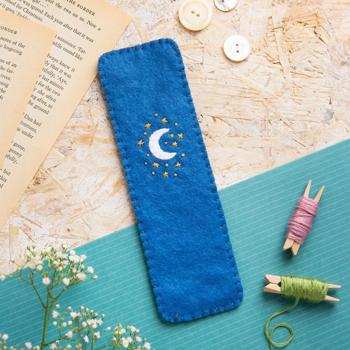 Rabbit Bookmark Felt Craft Kit - The Woolery
