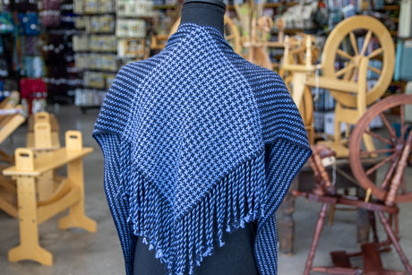 Weave a V-Shawl on a Rigid Heddle Loom - Pattern & Tutorial