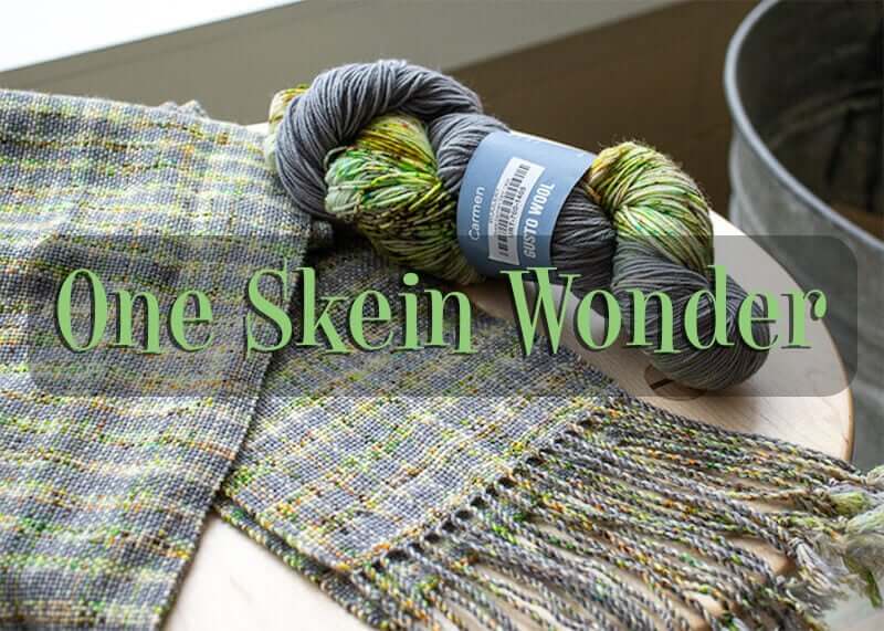 A One Skein Wonder - Rigid Heddle project