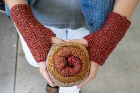 Easy Crochet Wrist Warmers: Free Pattern