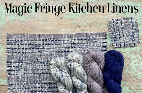 Rigid Heddle Project - Magic Fringe Kitchen Linens