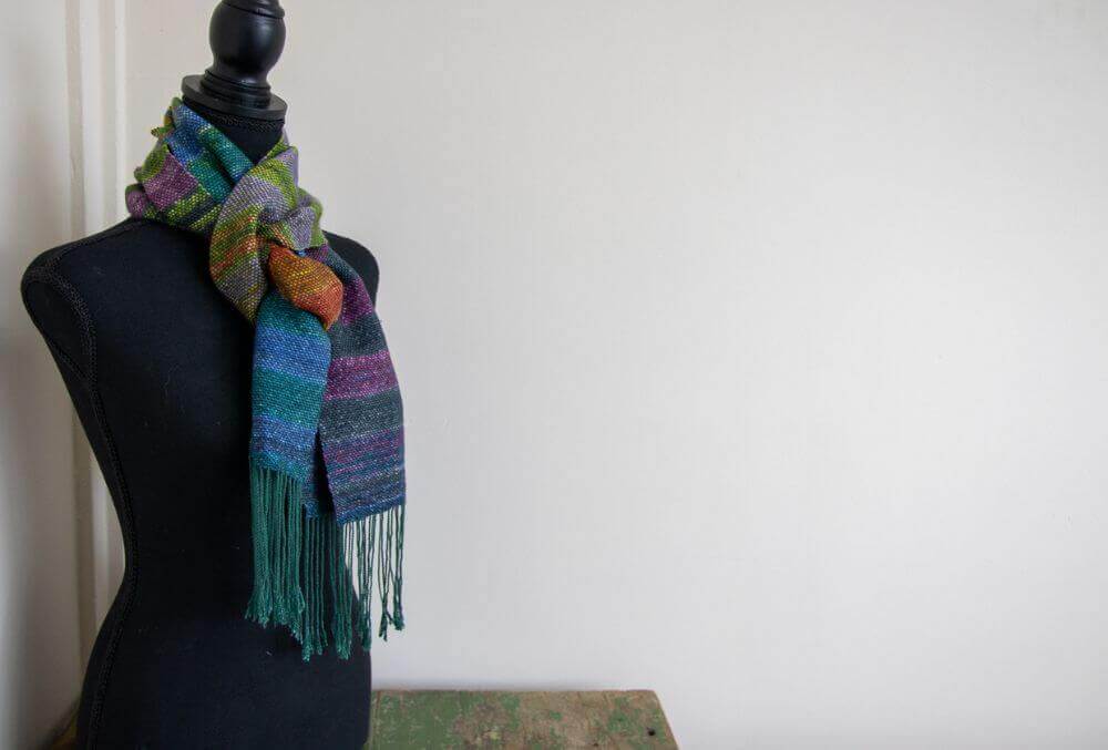 A Truly "Uneek" Scarf - Rigid Heddle project