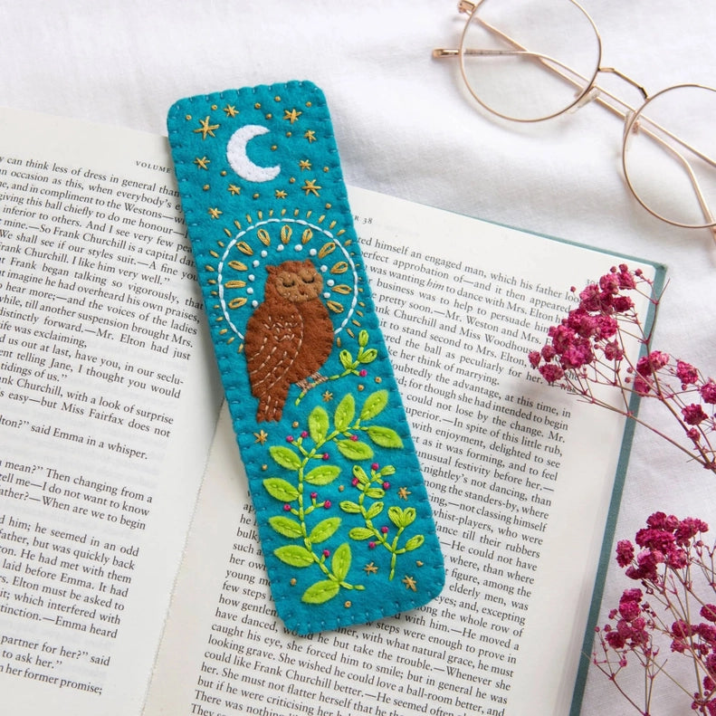 Owl Bookmark Felt Craft Kit - The Woolery