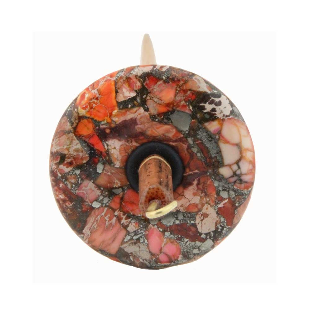Calico Farm Stone Drop Spindle - The Woolery