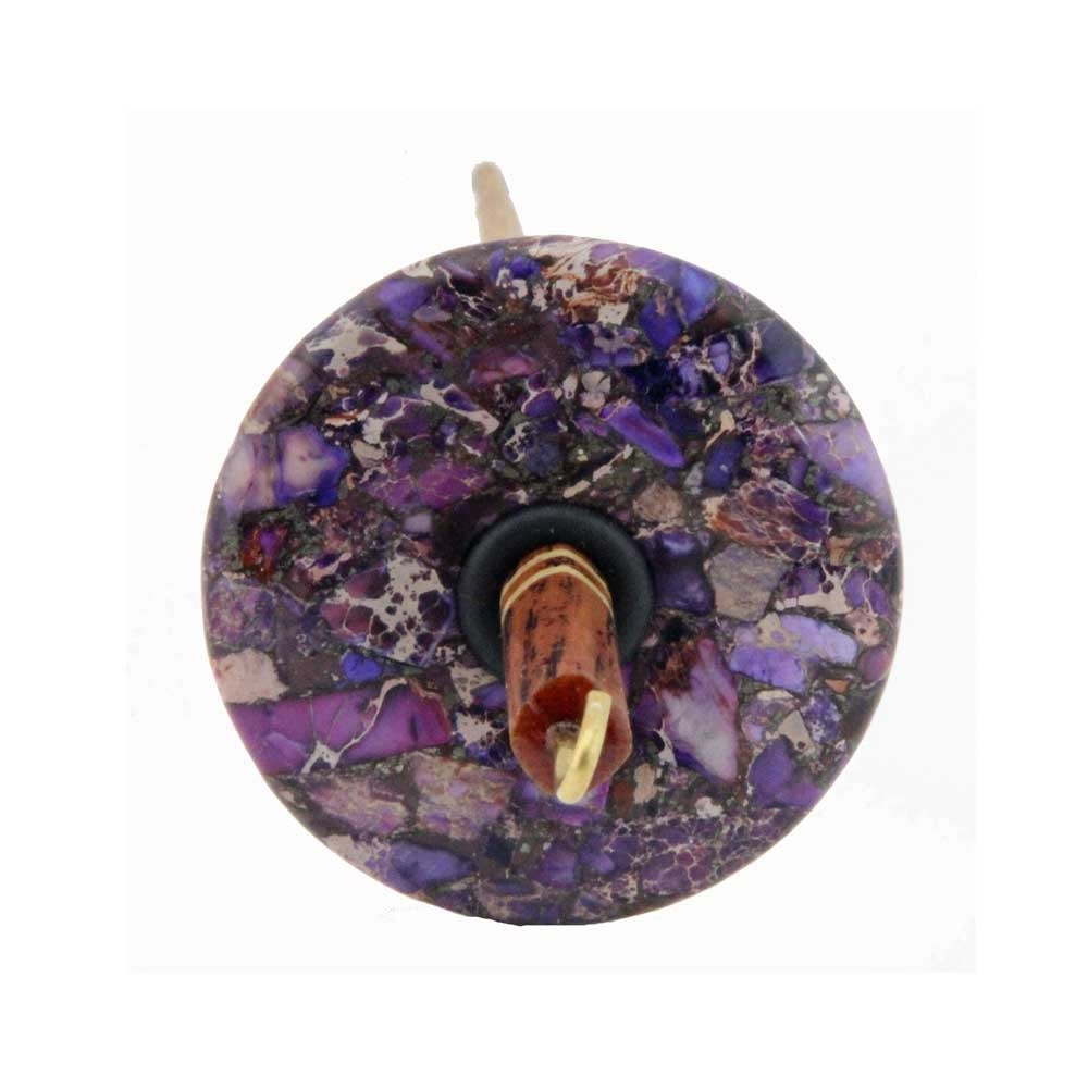 Calico Farm Stone Drop Spindle - The Woolery