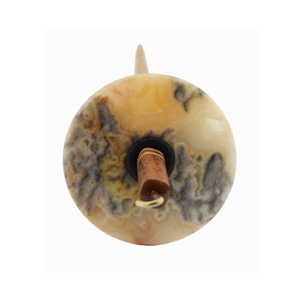 Calico Farm Stone Drop Spindle - The Woolery