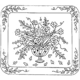 Grandmother's Compote Rug Pattern - The Woolery