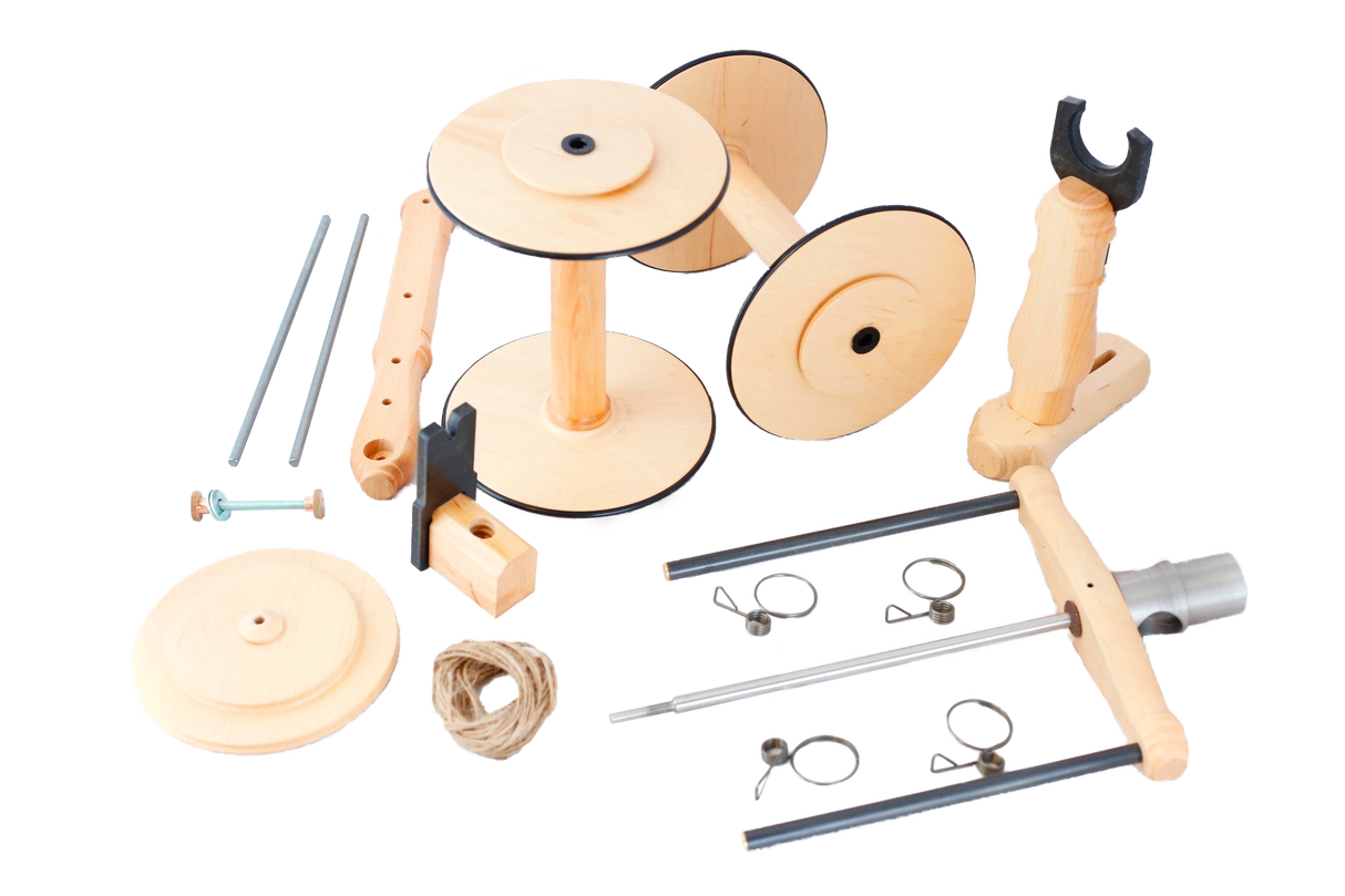 Kromski Minstrel Great Jumbo Flyer and Bobbin Set - The Woolery