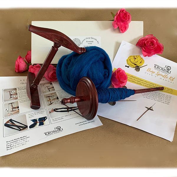Kromski Deluxe Drop Spindle Kit - The Woolery