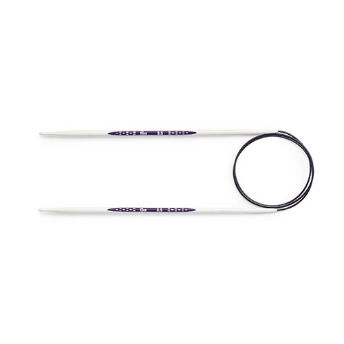 Prym Circular Knitting Needle - 4mm, Aluminium, Grey, Flexible Cord For Sweaters & Hats